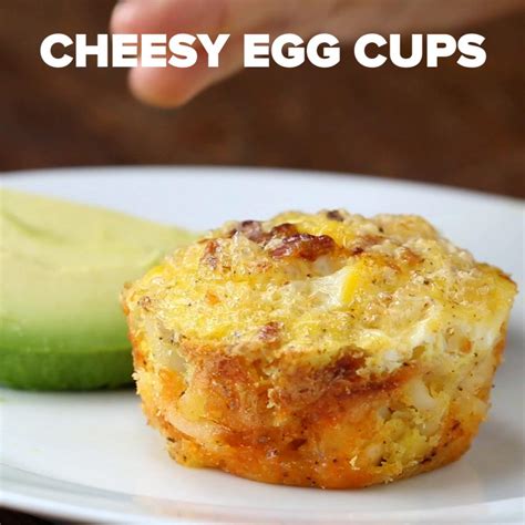 Make Ahead Cheesy Egg Cups Recipe By Maklano
