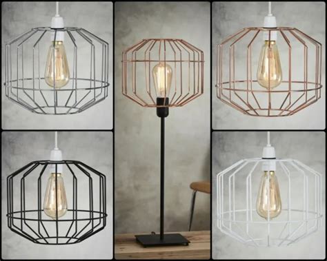 Industrial Wire Cage Style Retro Ceiling Pendant Light Lamp Shade Metal