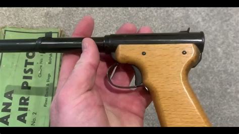 Boxed Diana Model 2 Gat Air Gun Pistol Youtube