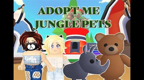 Adopt Me Jungle Pet Update Youtube