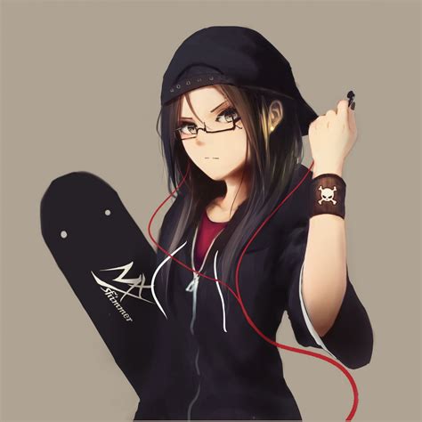 Anime Tomboy Girl Pic For Laptop Wallpaper Free Imagesee