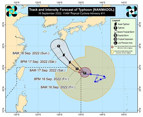 Nanmadol May Become A Super Typhoon Pagasa Abs Cbn News