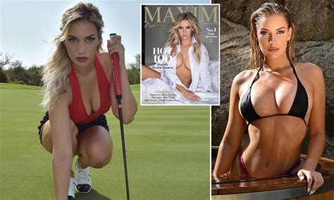 Paige Spiranac Models Revealing Mini Skirt During Morning Golf Session