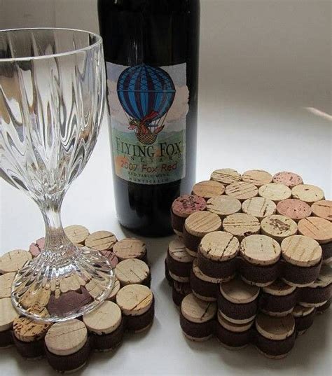 Cork Trivets Upcycled Wine Corks Wine Cork Diy Diy Wine Wine Bottle