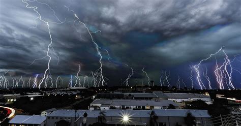 Powerful Highveld Lightning Storm Captured by Photographer Christo ...