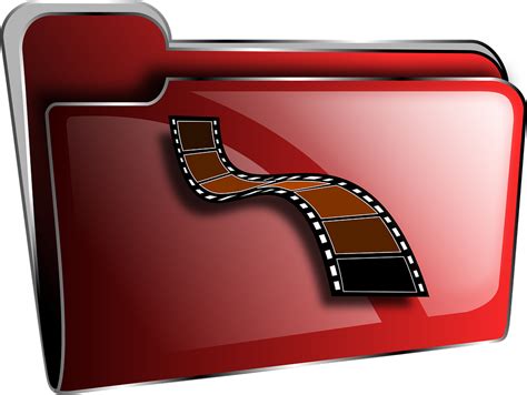 Download Folder Red Video Royalty Free Vector Graphic Pixabay