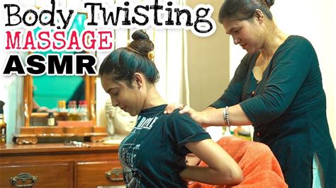 Asmr Deep Tissue Head Massage By Female Indian Barber Chanda To Nancy With Extra Twisting