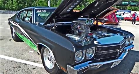 Wicked Blown Chevy Chevelle Pro Street Spotted Hot Cars