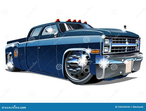 Cartoon Lowrider Stock Vector Illustration Of Wheel 258336946