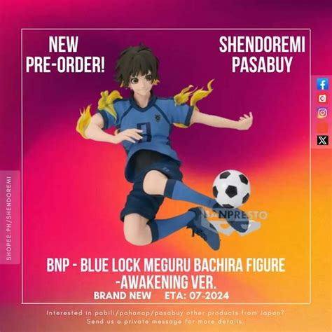 Pre Order Bnp Banpresto Blue Lock Meguru Bachira Figure Awakening Ver