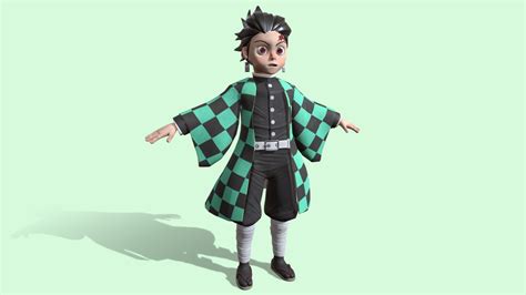 Tanjiro 3d Model By Alice Thaohuynh 27a70b6 Sketchfab
