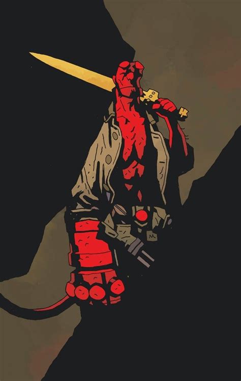 Hellboy Figure Artwork Comic Book Artists Comic Book Characters Comic