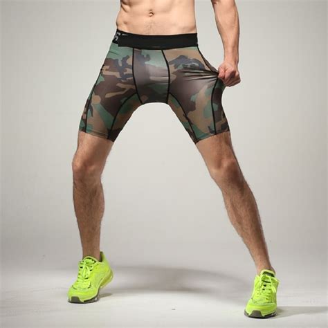 zymfox cycling clothing camouflage sports running wear men compression shorts under shorts
