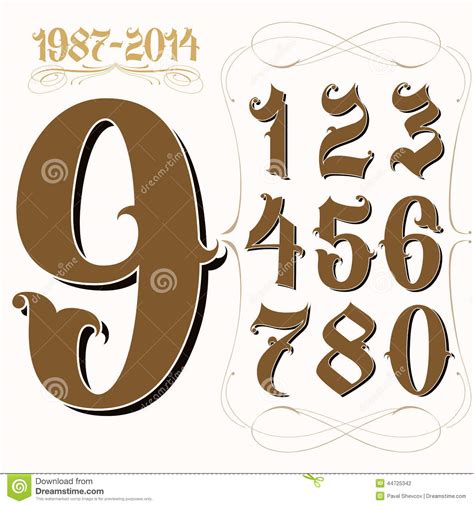 Tattoo Lettering Fonts Numbers Best Design Idea