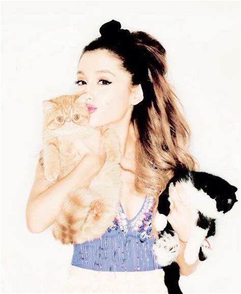 Ariana Grande Elle Girl Japan June 2014 Elle Girl Allergic To Cats