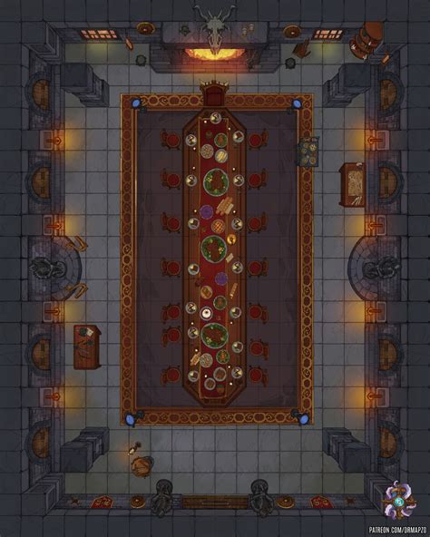 Dining Room Public X Dr Mapzo On Patreon Dnd World Map