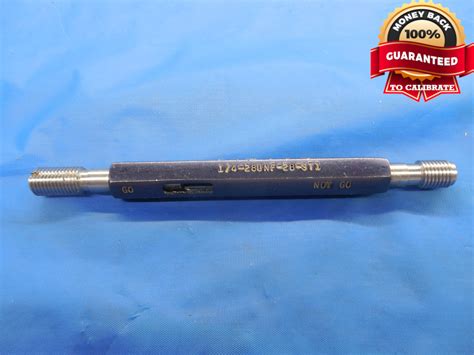 14 28 Unf 2b Sti Helicoil Thread Plug Gage 25 Go No Go Pds 2732