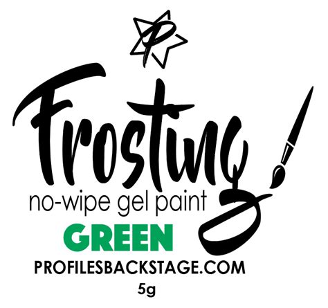 Frosting Gel Paint Green Profiles Backstage