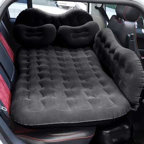 Doruod Car Air Mattress With Headboard Pillows And Air Pump Car Back Seat Air Bed Floating