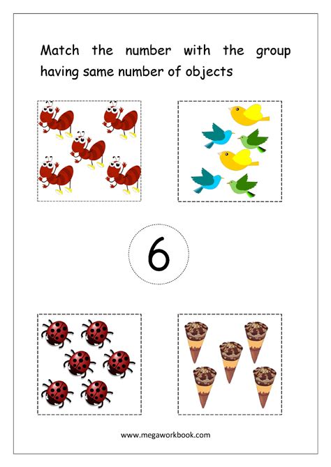 There is a closed formulary. Number Matching Worksheets - Count And Match - Number ...
