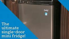 Danby 4.5 cu. ft. Single-Door Compact Refrigerator with True Freezer in Stainless Steel