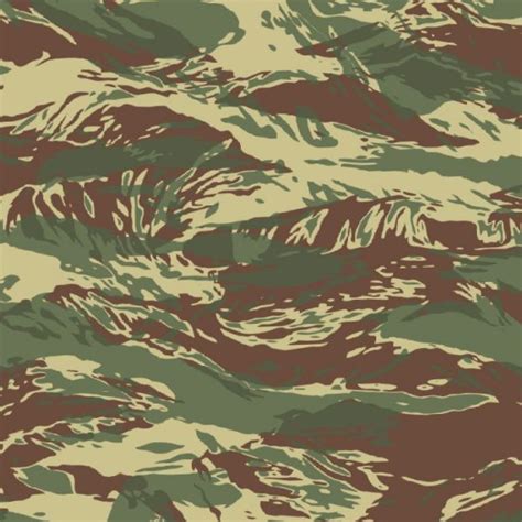 Rhodesian Tiger Stripe Camouflage Pattern Crew