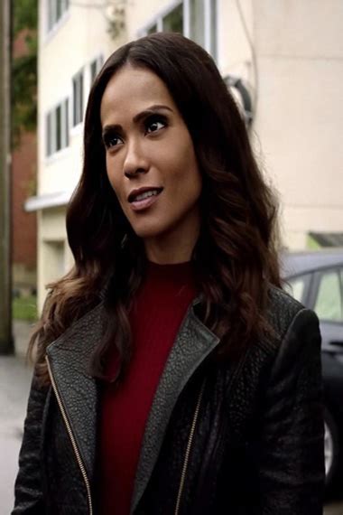Mazikeen Lucifer Lesley Ann Brandt Shearling Leather Jacket