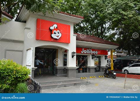 Jollibee Fast Food Restaurant Kalaw Branch Facade In Manila