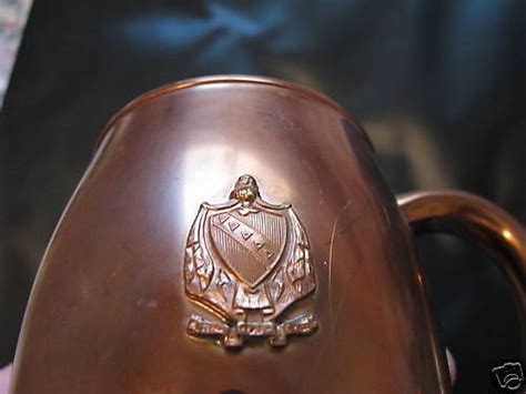 Copper Mug By Lg Balfour Co With Tke Coat Of Arms 42180166