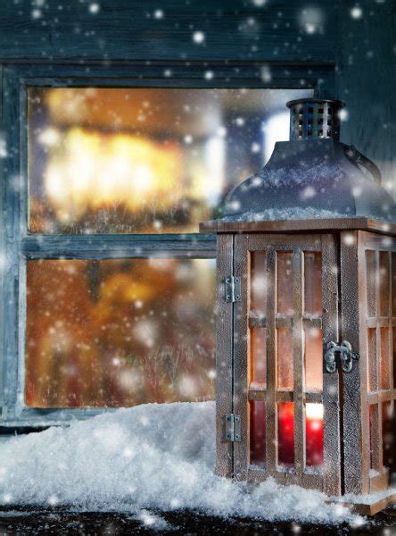 Atmospheric Christmas Window Sill Decoration Stock Photo By ©jagcz