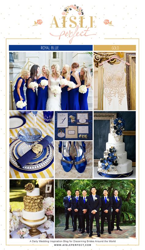 Royal Blue Wedding Gold Wedding Inspiration Blue Themed Wedding