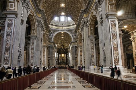 Exploring The Interior Of St Peters Basilica Interior Ideas