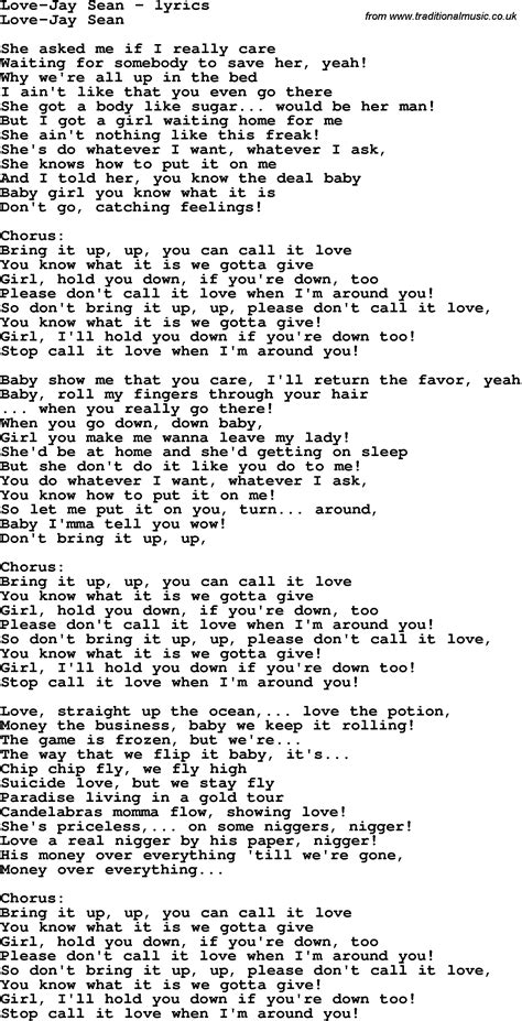Love Song Lyrics For Love Jay Sean