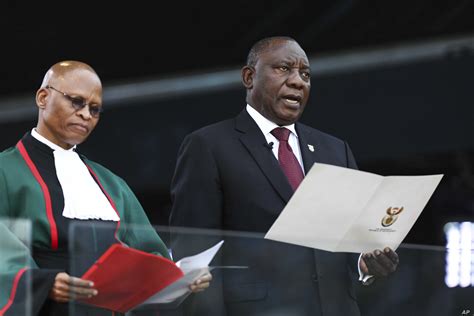 Ramaphosa to respond to allegations levelled against him after molefe's testimony south african broadcasting company06:35. South Africa's Ramaphosa Sworn Into Office | Voice of ...