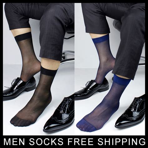 Buy Mens Sheer Dress Socks Gentlemen At Play Men Sexy