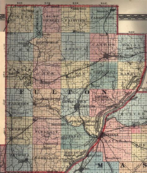 Fulton County Illinois Maps And Gazetteers