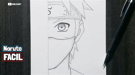 Como Dibujar A Naruto Uzumaki Con Mascarilla Paso A Paso A Lapiz How To Draw Naruto