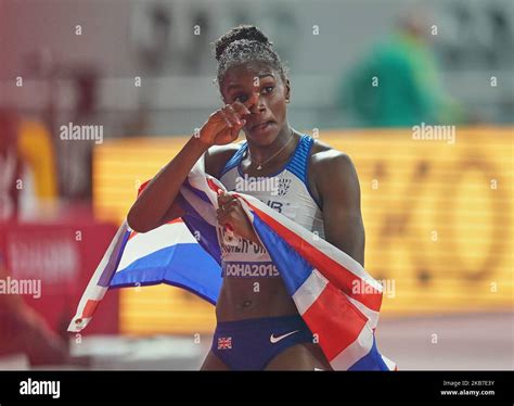 Dina Asher Smith Of United Kingdom Winning The 200 Meter For Women During The 17th Iaaf World