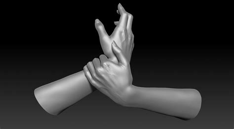 3d Printable Female Hands 20 Poses Pack 3d Model Cgtrader