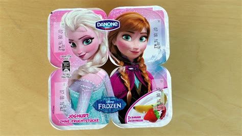 Disney Frozen Breakfast Cereals With Frozen Yogurt Youtube