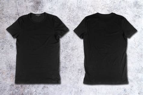 T Shirt Mockup Black And White