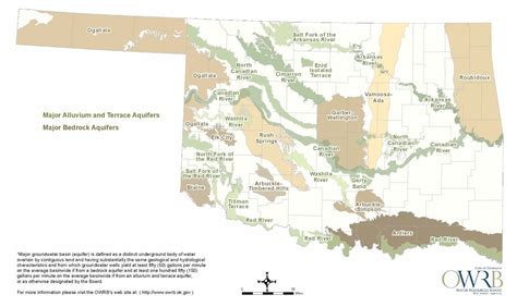 Oklahoma Water Table Map