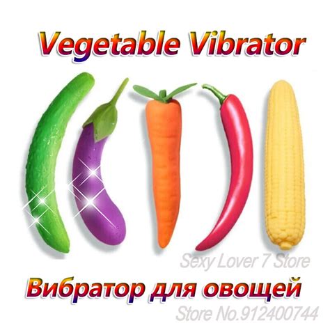 Vegetables Shape G Spot Vibration Wand Clitoris Stimulation Vagina Massager Cucumber Female