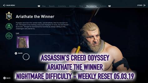 Assassin S Creed Odyssey Epic Mercenary Ariathate The Winner