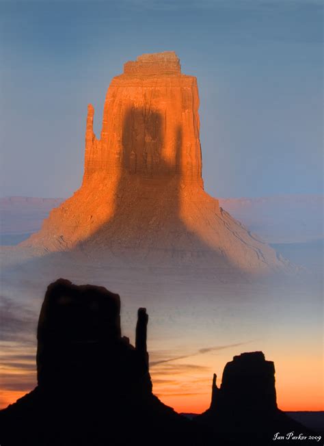 Evanescent Light Monument Valley