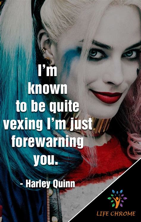 Harley Quote From The Dark Knight Movie Im Known To Be Quite Vending