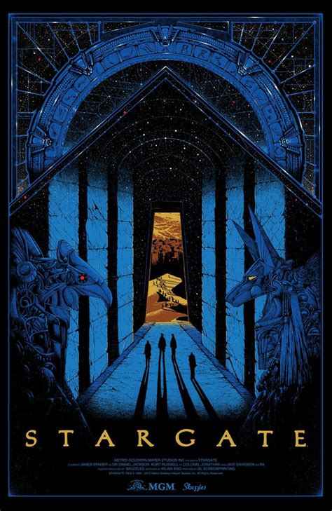 Stargate is a military science fiction franchise, initially conceived by roland emmerich and dean devlin. Limited edition Stargate posters
