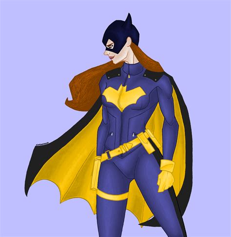 Batgirl Barbara Gordon Microsoft Paint Art 💕💜💛🦇 Batgirl Dc