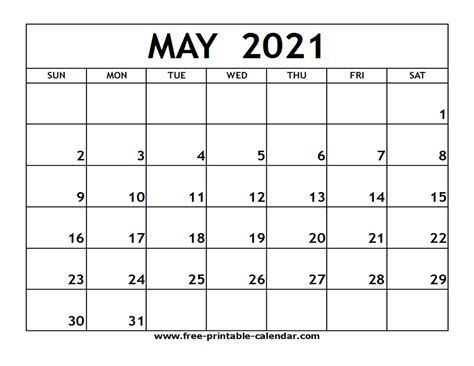 2021 Calendar Fill In Calendar Printables Free Blank