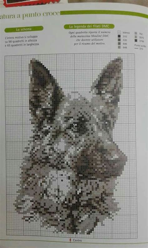 Perfect for beginners or experts! German Shepherd Cross Stitch Pattern 1/2 | Cross stitch ...